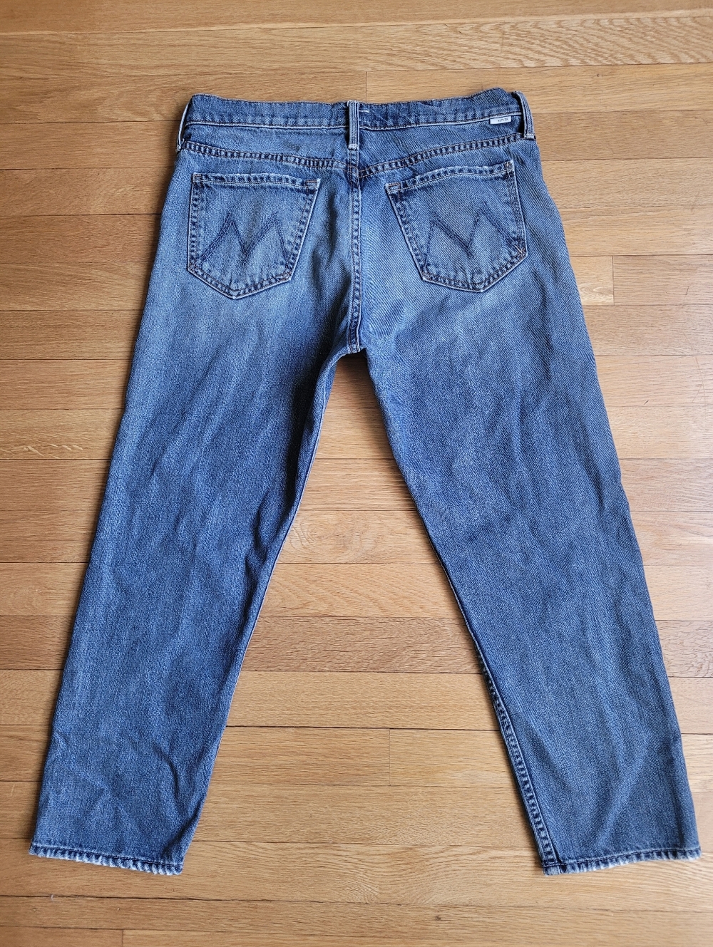 Mother The Cheeky Super Crop Three Times A Charm Jeans